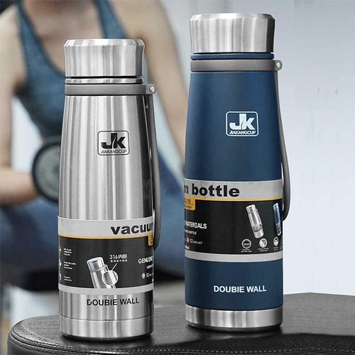 850ml Insulated Vacuum Thermo Bottle Leakproof Stainless Water Flask