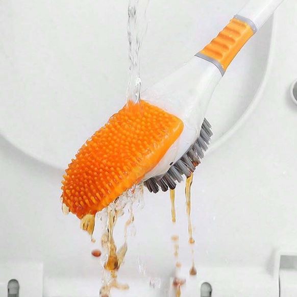 Bathroom Cleaning Duck Shape Toilet Brush, Bathroom Cleaning Brush with Holder