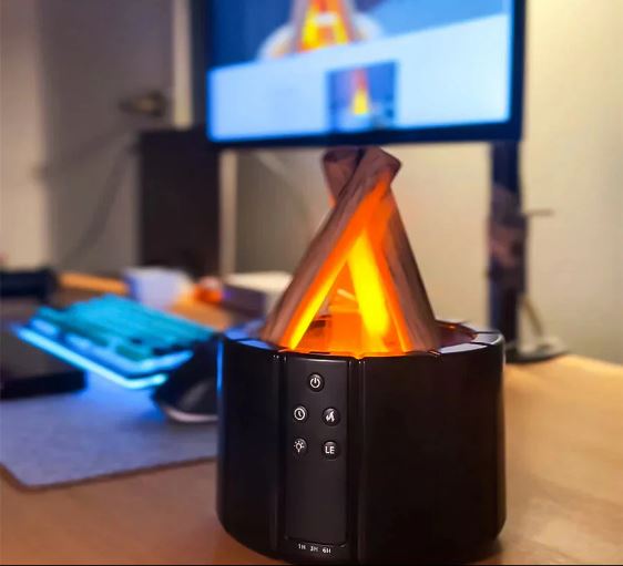 Bonfire Humidifier, Bonfire Diffuser with Remote Control