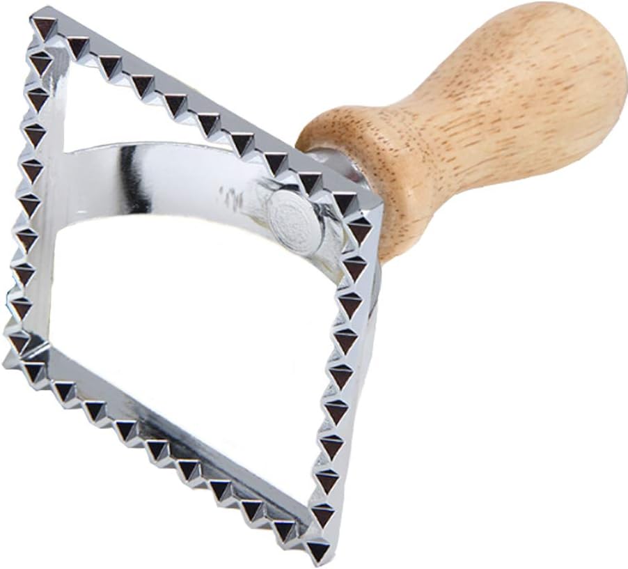 Cookie Stamp Cutter with Wooden Handle, Fondant Press Mold Cutter