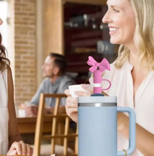 1pc Tumbler Straw Toppers - Cute Bow Style