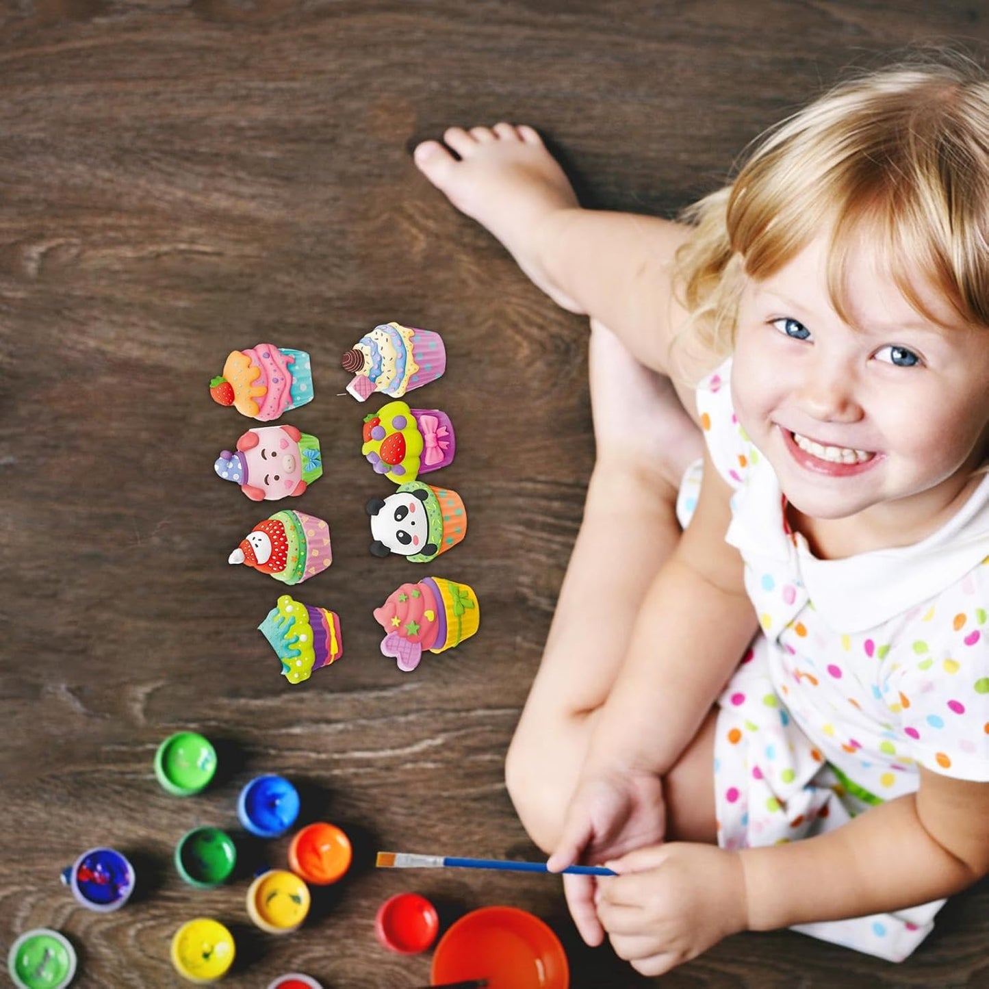 DIY Dessert 3D Mould and Paint for Kids