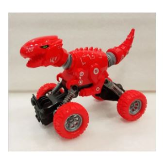 Retractable Dinosaur Friction Pull Back Toy