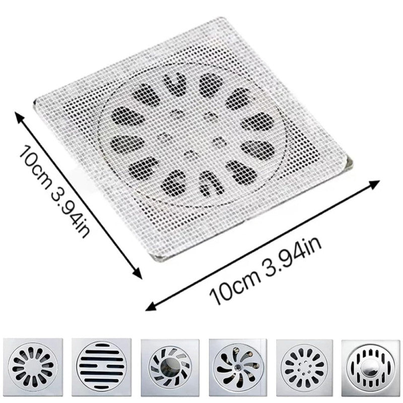 (Pack Of 10) Disposable Floor Drain Sticker