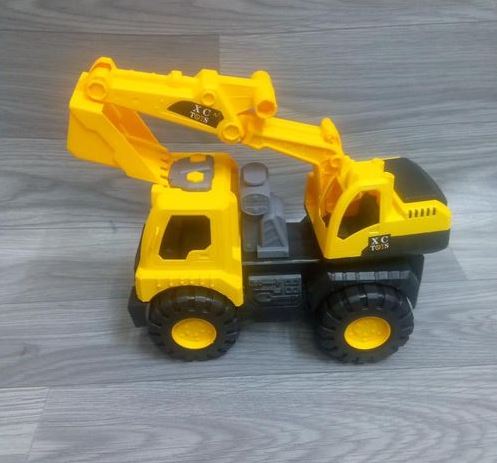 Yellow Construction Excavator Truck Toy for Kids