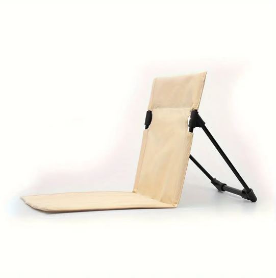 Ergonomic Folding Beach Chair, Durable Aluminum Frame, Picnics & Reading in Parks, Beach Chairs for Adults