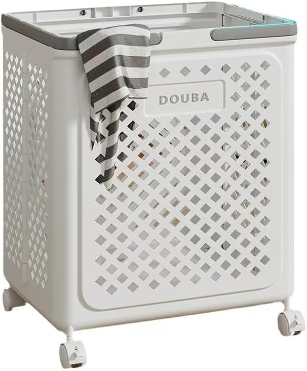 Large Capacity Movable Folding Laundry Basket