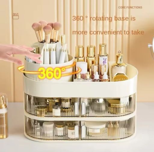 Large Capacity Desktop Cosmetic And Jewelry Organizer