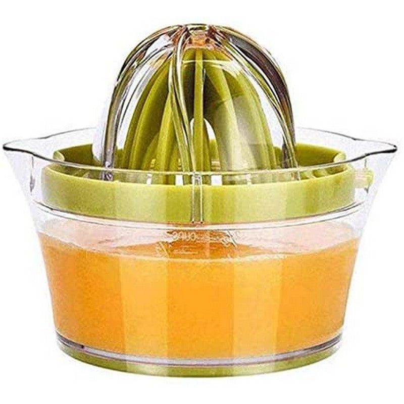 Manual Citrus Juicer + Grater - Lemon Orange Juicer Manual Hand Squeezer with Built-in Measuring Cup and Grater
