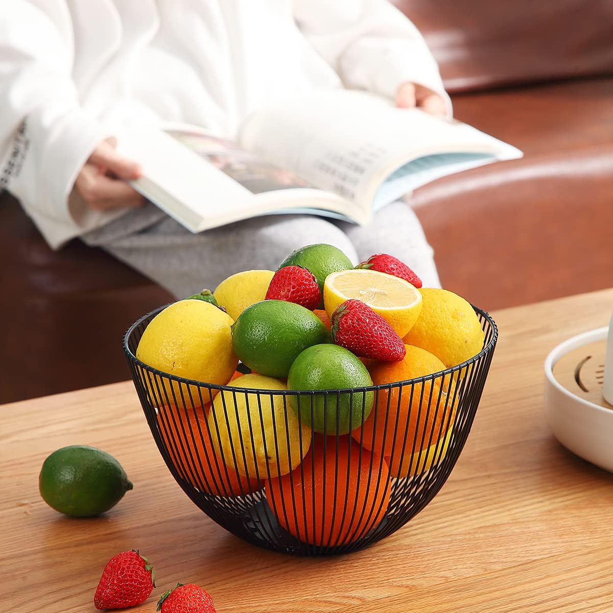 Fruit Basket, Fruit Bowl, Metal Wire Fruit Basket for kitchen, Fruit Bowl for Kitchen Counter