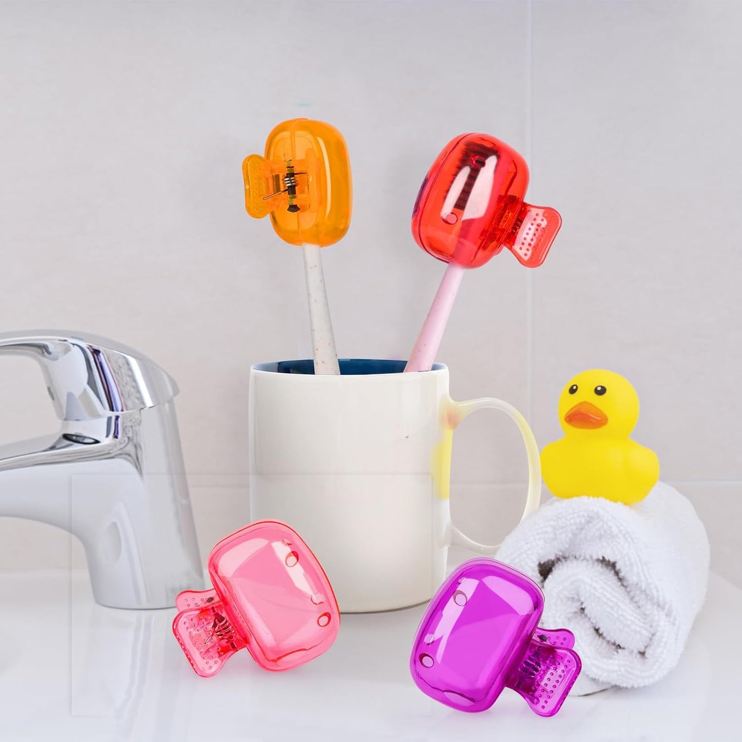 (Pack Of 4) Mini Toothbrush Head Cover