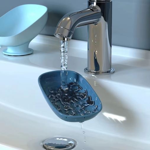 Bathroom Light Luxury Movable Soap Box