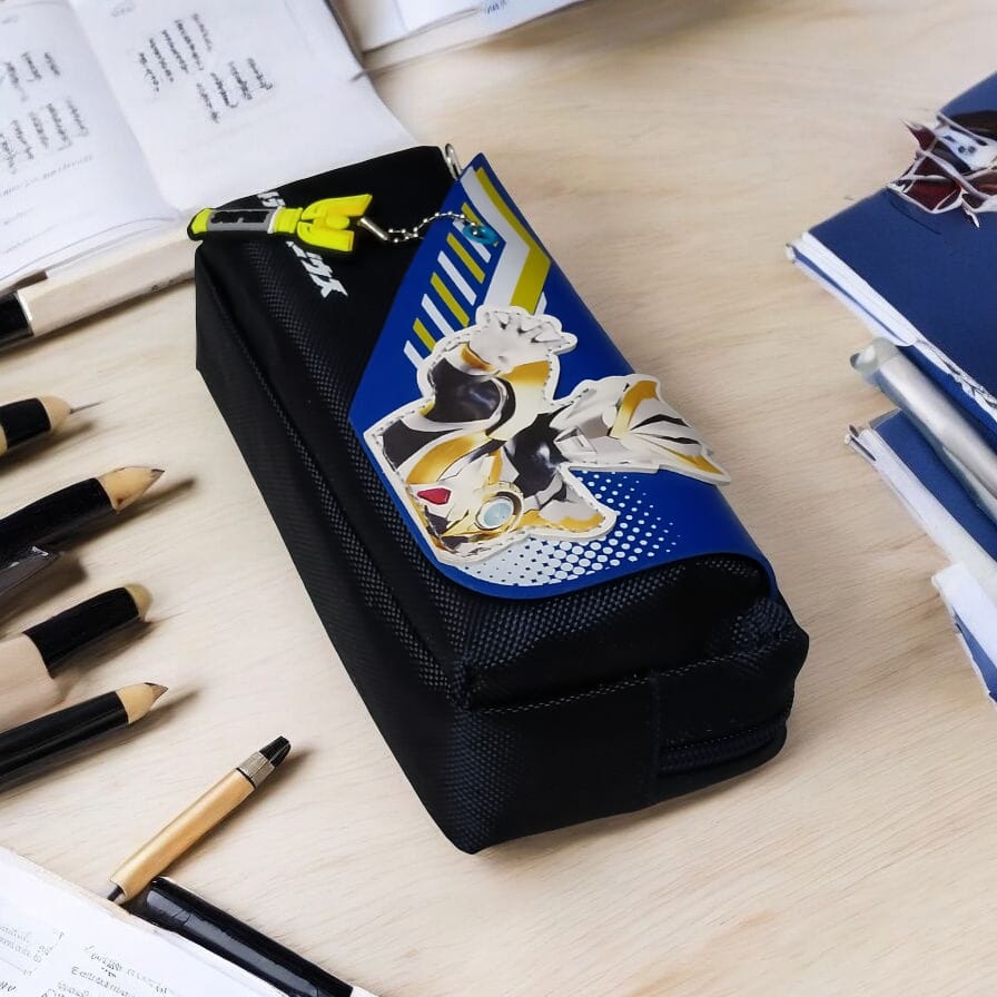 Ultraman Pencil Case for Boys, Pencil Pouch Bag for Boys Students, Portable Stationery Bag Organizer