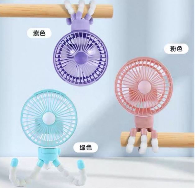 Portable Baby Stroller Fan, 4000mAh, Baby Fan for Stroller and Car Seat