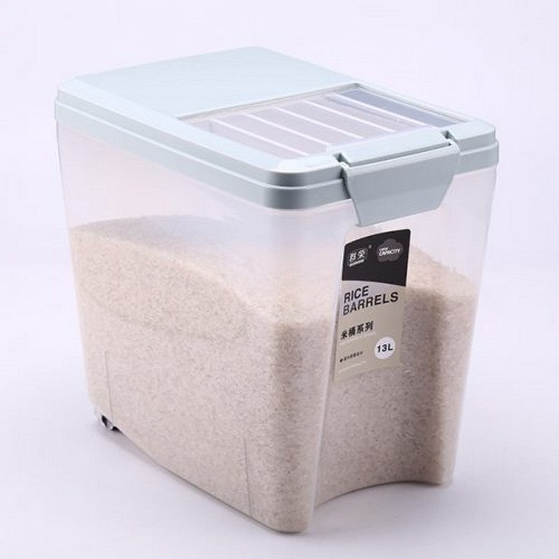 Rice Bucket Cereal Storage Box Bean Rice Plastic Container