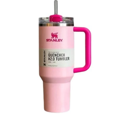 STANLEY Quencher H2.0 FlowState Stainless Steel Vacuum Insulated Tumbler with Lid and Straw for Water, Iced Tea or Coffee (40 oz)