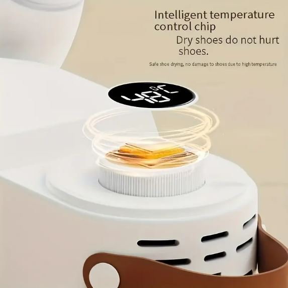 Portable Electric Boot Dryer, Boot Warmers/Dryer, Portable Boot Dryer with Heat Fan Portable Folding Design and Timer