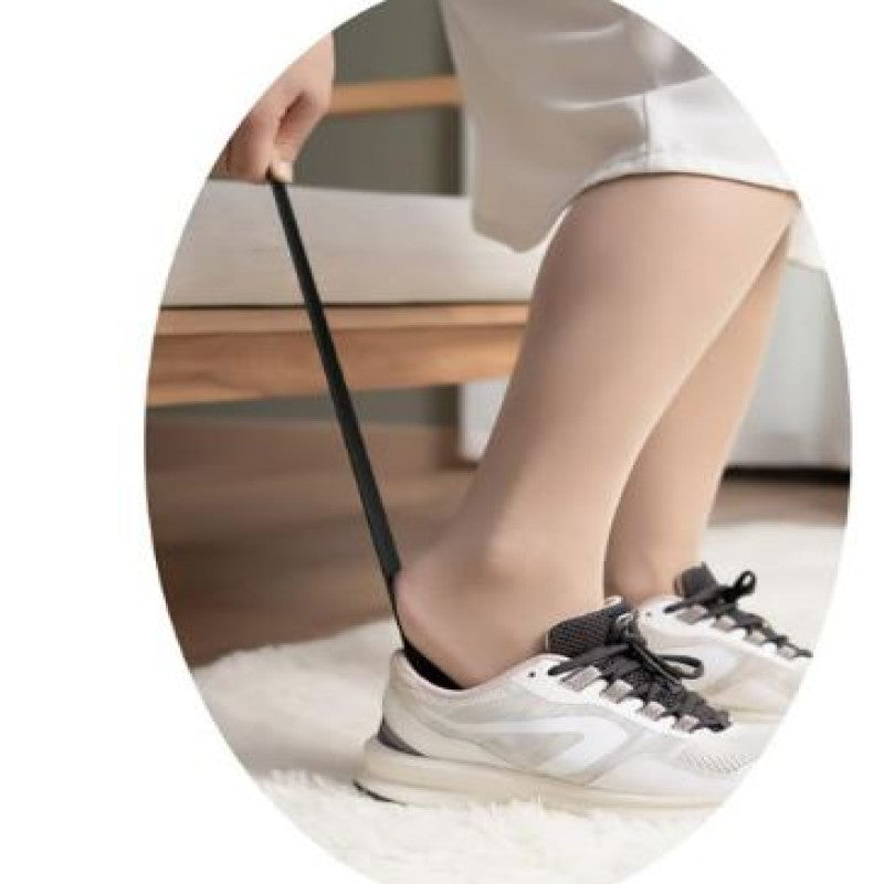 Black Extra Long Shoe Horns Plastic Shoe Horn Spoon Shape Shoe Horn Shoe Flexible Lifter
