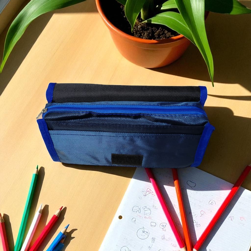 Multipurpose Pouch for Kids | Spacious Pouch for Students | Stationery Pouch Pen Pencil