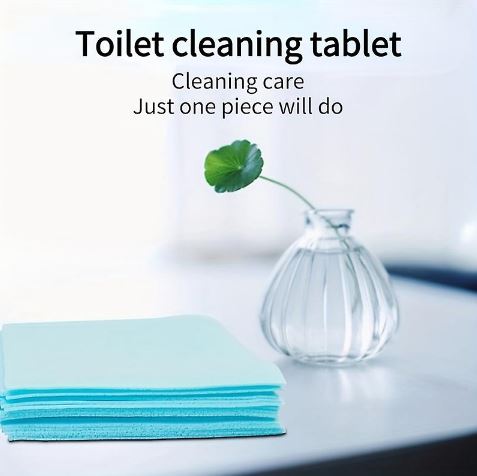 30pcs Toilet Cleaning Sheets Water Soluble Tablet Cleaner Toilet
