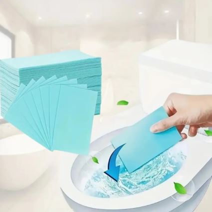 30pcs Toilet Cleaning Sheets Water Soluble Tablet Cleaner Toilet