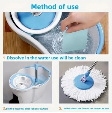 30pcs Toilet Cleaning Sheets Water Soluble Tablet Cleaner Toilet