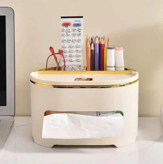 Versatile Multipurpose Desktop Tissues Box