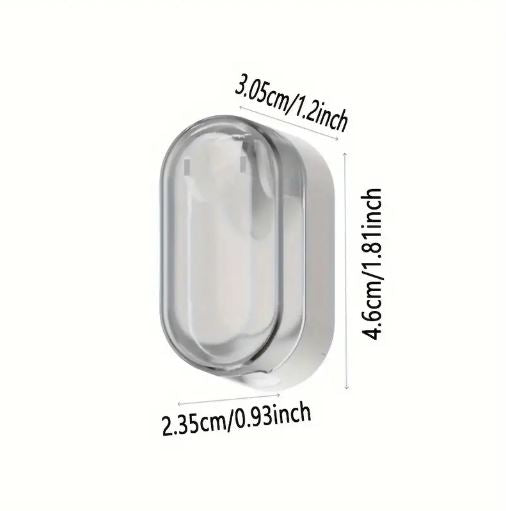 (Pack of 2) Wall-Mounted Toothbrush Holders, Travel-Friendly Brush Head Covers With Dust Protection