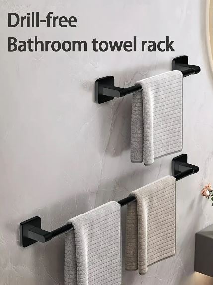 Wall-Mounted Bathroom Towel Rack, Towel Holder for Bathroom