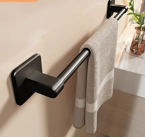 Wall-Mounted Bathroom Towel Rack, Towel Holder for Bathroom