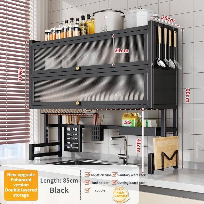 Double Cabin Over the Sink Rack
