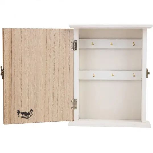 Wooden Home Sweet Home Heart Key Box Cupboard